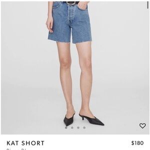 Anine Bing Kat Jean Shorts